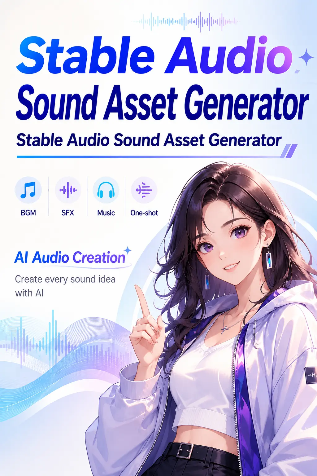 Stable Audio 3 sound asset generation workflow