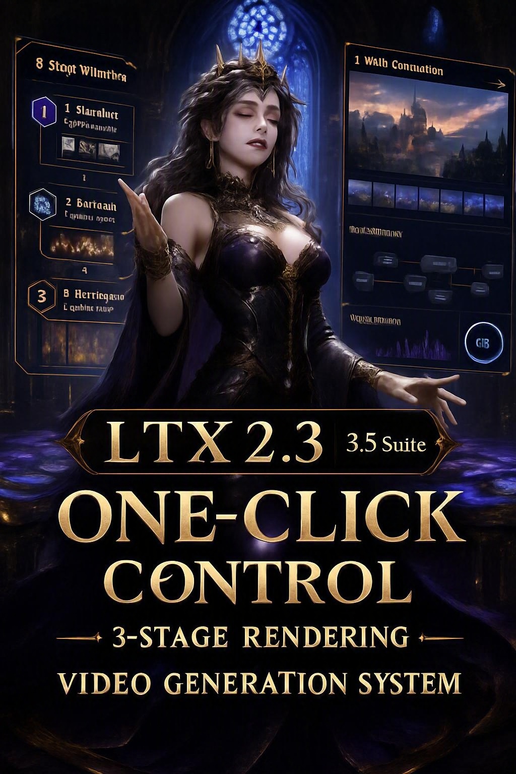 LTX2.3 3.5 Suite | One-Click Control · Three-Level Rendering · Video Generation