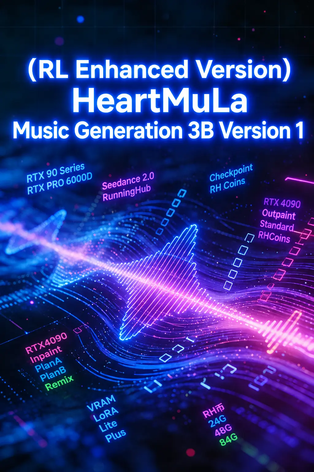 (RL Reinforced Version) HeartMuLa Music Song Generation 3B Version V1