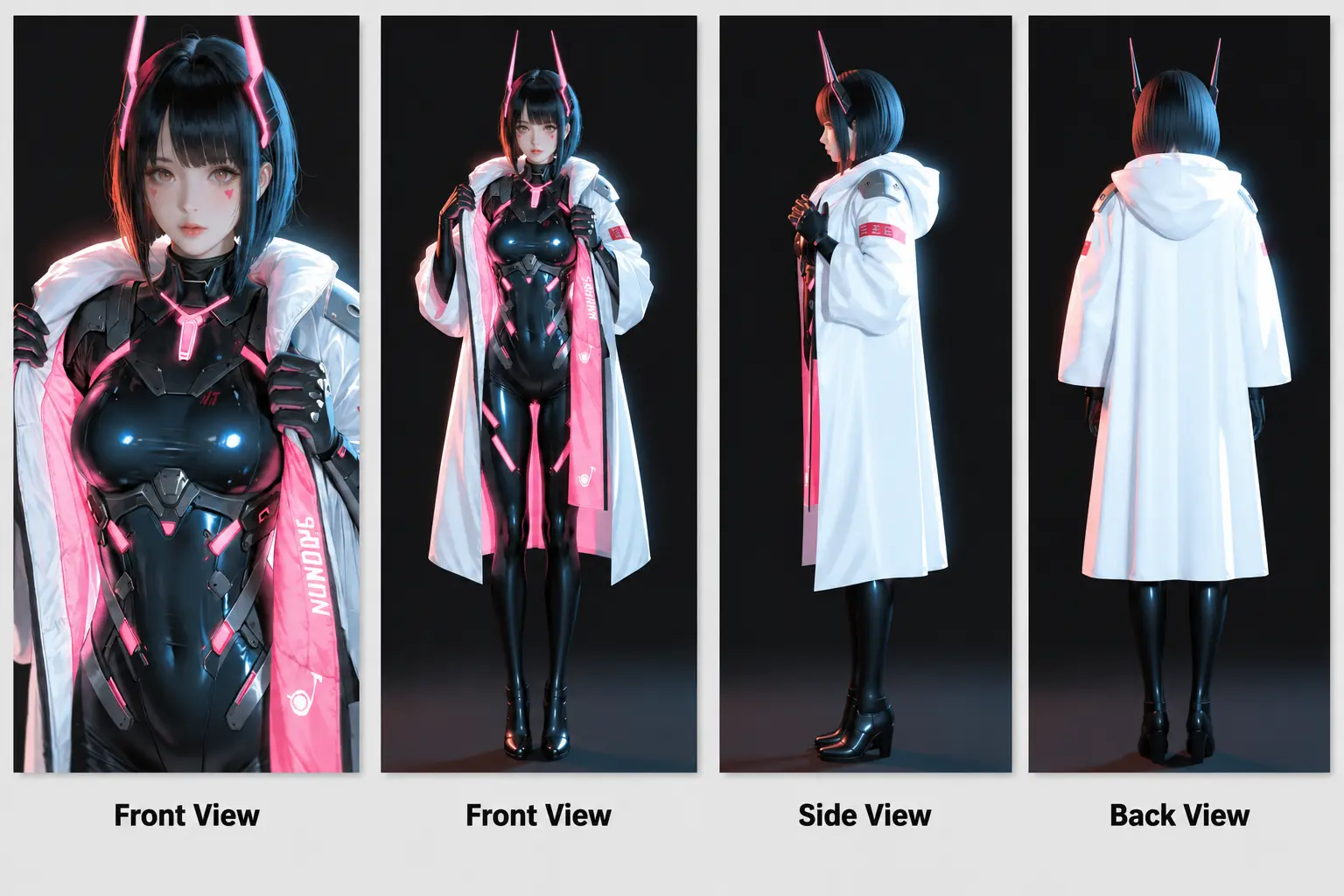 Three-view _QWEN EDIT AIO One-click Three-view Simplified Version