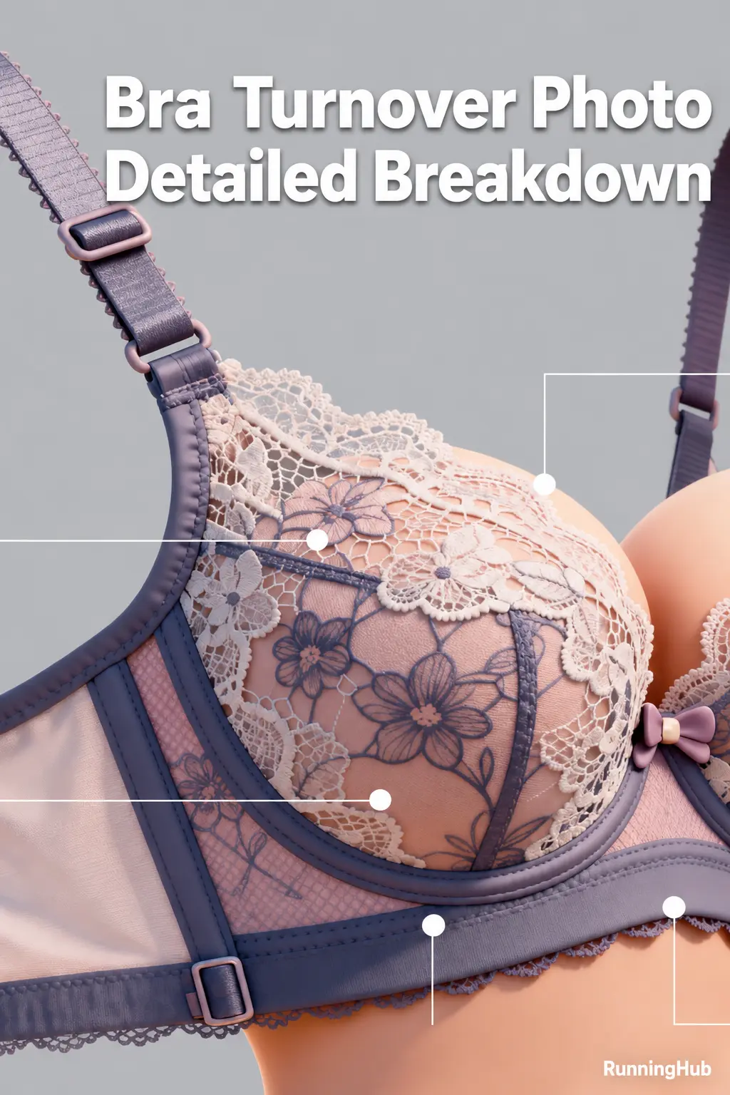 (4K Benchmark 0.15) Cartoon to Realistic Version Nano Banana Pro Lingerie Model Decomposition Diagram V1 (Zhenzhen AI Workshop Version)