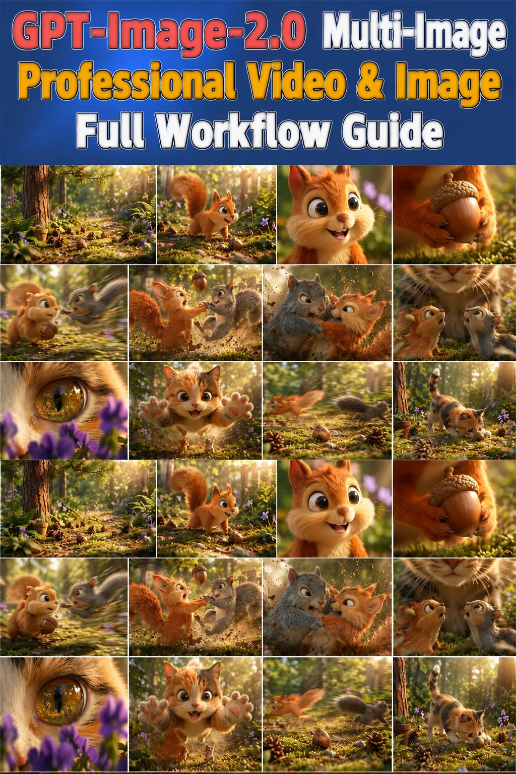 GP T2.0 One-Click Generation of Professional Film Storyboards and Key Frame Full Process Prompts Multi-Image Version