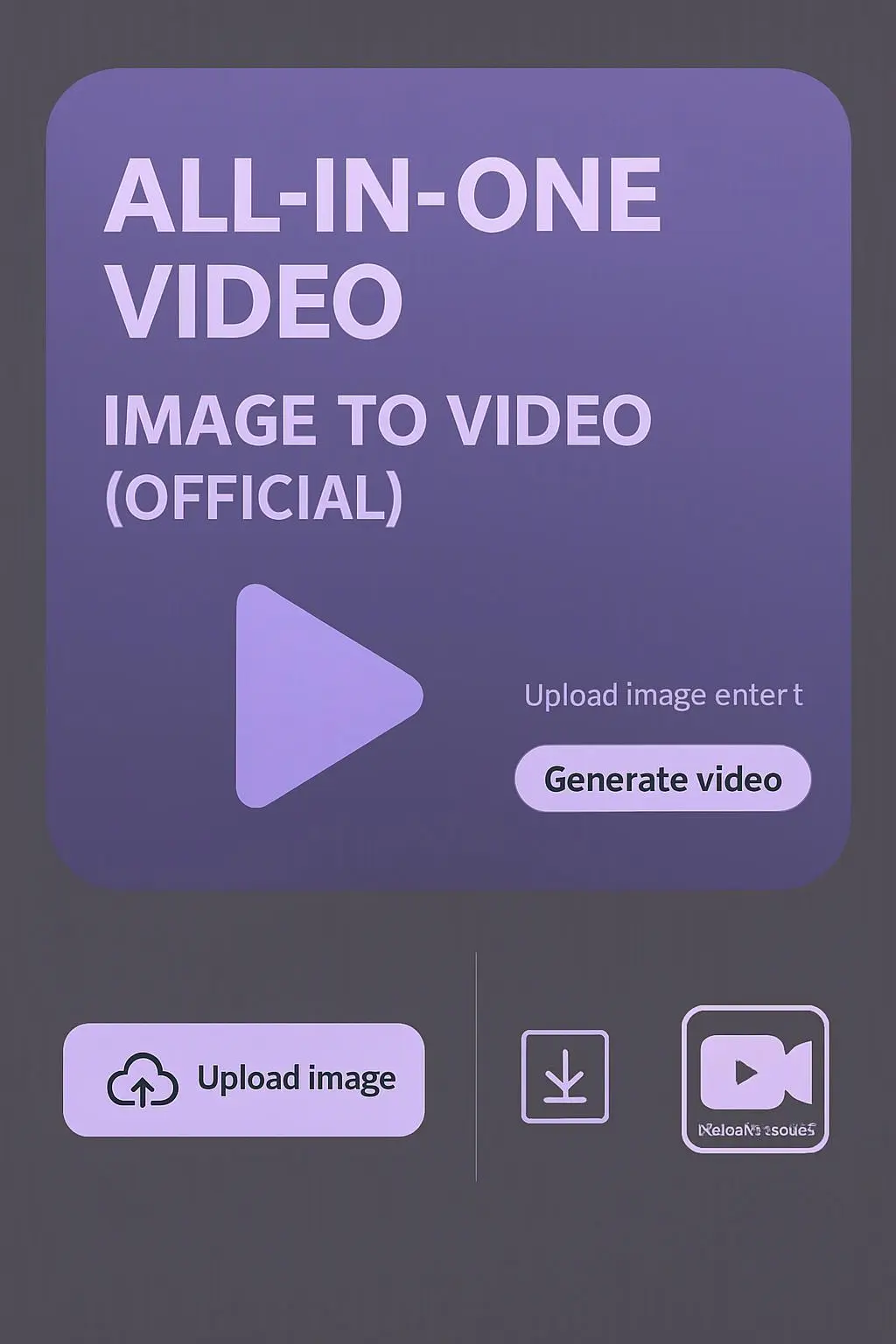 All-in-One Video S Image to Video (RH Official Channel)